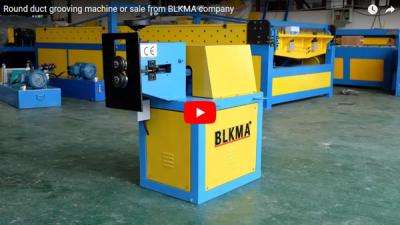 Round Duct Grooving Machine