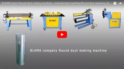 Round Duct Lock Forming Machine