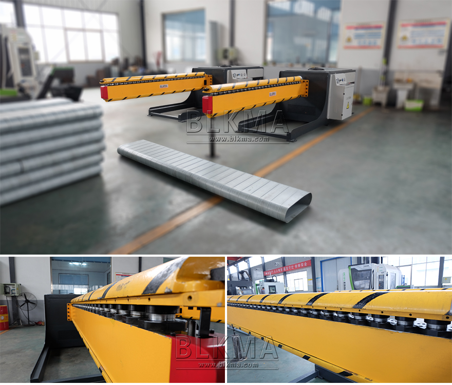 Flat Oval Duct Machine